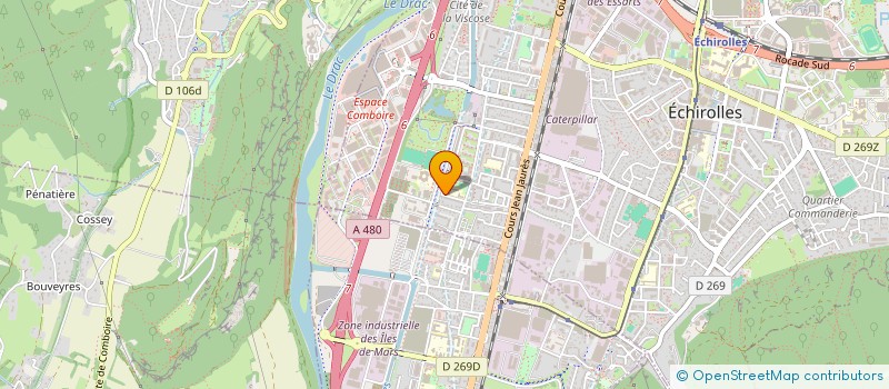 localisation de l'entreprise MONSIEUR RACHID BOUZGHOUB  ECHIROLLES