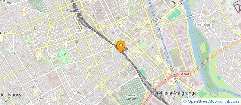 localisation de l'entreprise MONSIEUR RACHID CHABANE CHAOUCHE  NANCY