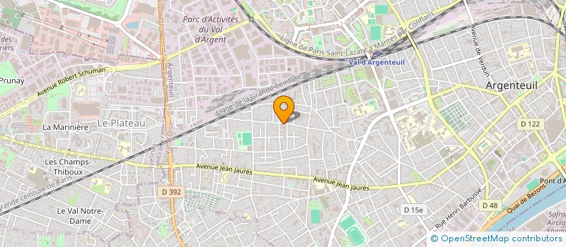 localisation de l'entreprise MONSIEUR RACHID CHAHLAFI  ARGENTEUIL