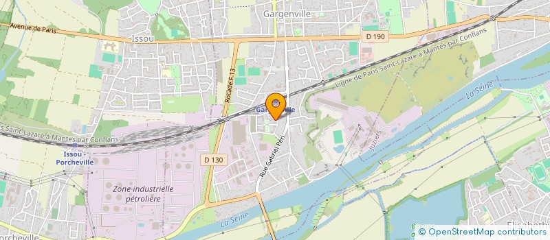 localisation de l'entreprise MONSIEUR RACHID CHAINE  GARGENVILLE