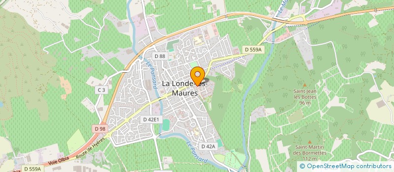 localisation de l'entreprise MONSIEUR RACHID CHAKOURI  LA LONDE-LES-MAURES