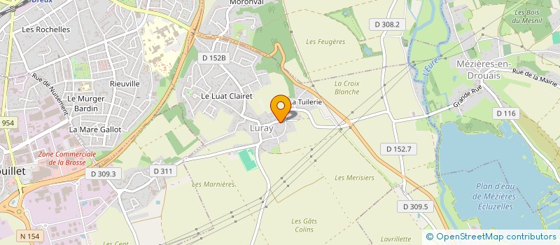 localisation de l'entreprise MONSIEUR RACHID CHAOUCH à LURAY