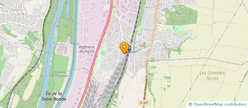 localisation de l'entreprise MONSIEUR RACHID CHARNI  FEYZIN