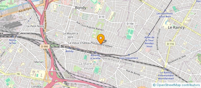 localisation de l'entreprise MONSIEUR RACHID CHEKAF  BONDY