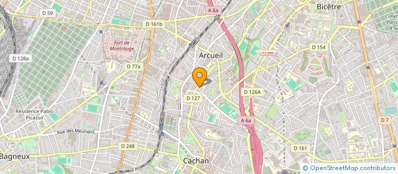 localisation de l'entreprise MONSIEUR RACHID CHELBI  ARCUEIL