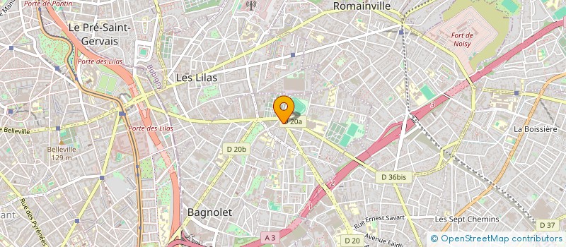 localisation de l'entreprise MONSIEUR RACHID CHEMIROU à BAGNOLET