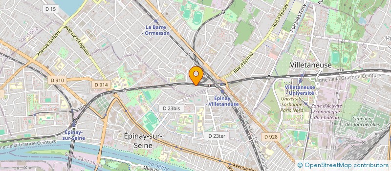 localisation de l'entreprise MONSIEUR RACHID CHERIFI  DEUIL-LA-BARRE