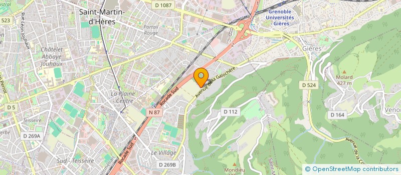 localisation de l'entreprise MONSIEUR RACHID CHETOUANE à SAINT-MARTIN-D'HERES