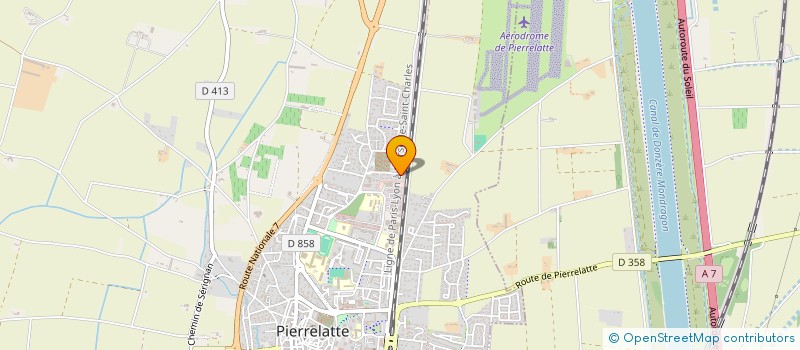 localisation de l'entreprise MONSIEUR RACHID CHLOUD  PIERRELATTE