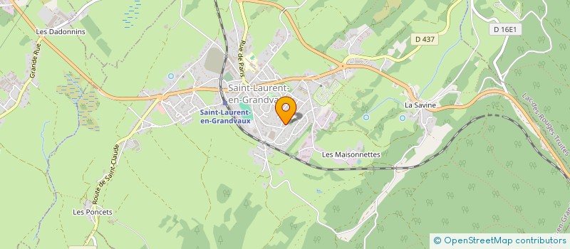 localisation de l'entreprise MONSIEUR RACHID CHTAYNA  SAINT-LAURENT-EN-GRANDVAUX