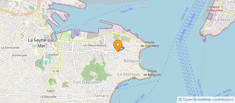 localisation de l'entreprise MONSIEUR RACHID DAOUD à LA SEYNE-SUR-MER