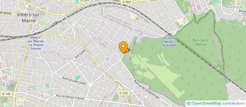 localisation de l'entreprise MONSIEUR RACHID DAOUDI  VILLIERS-SUR-MARNE