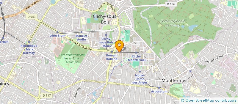 localisation de l'entreprise MONSIEUR RACHID DEBBOUZA à CLICHY-SOUS-BOIS