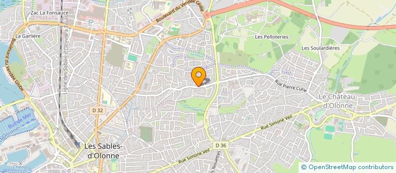 localisation de l'entreprise MONSIEUR RACHID DEBKA à LES SABLES-D'OLONNE