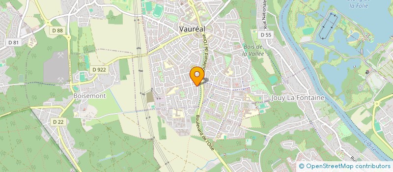 localisation de l'entreprise MONSIEUR RACHID DENDOUNE à VAUREAL