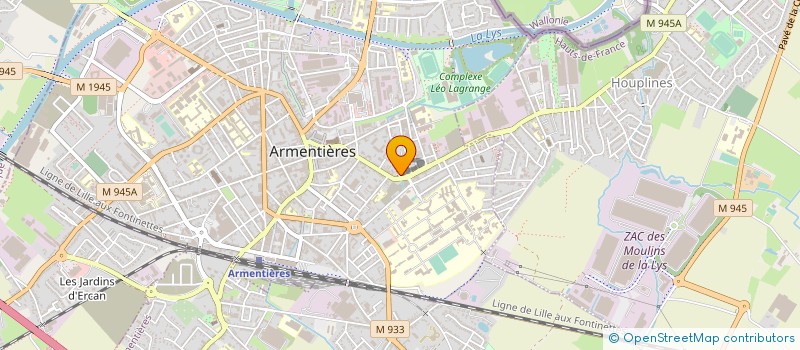 localisation de l'entreprise MONSIEUR RACHID DERDAR à ARMENTIERES