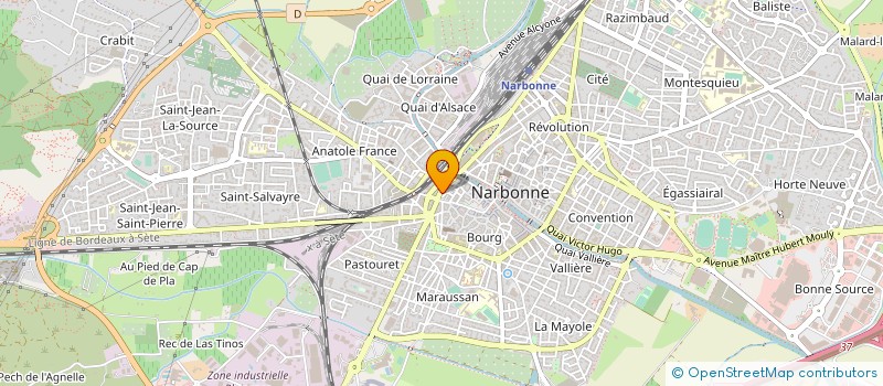 localisation de l'entreprise MONSIEUR RACHID DIOUANE à NARBONNE