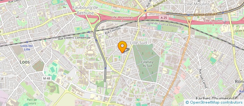localisation de l'entreprise MONSIEUR RACHID DJEROUITI à LILLE