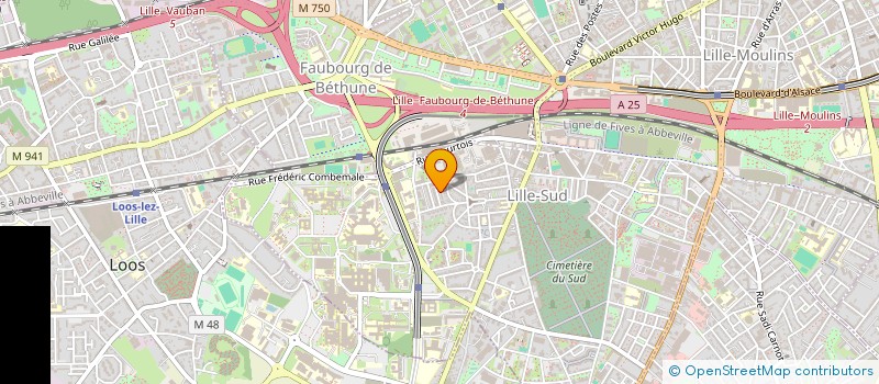 localisation de l'entreprise MONSIEUR RACHID DJERRAH à LILLE