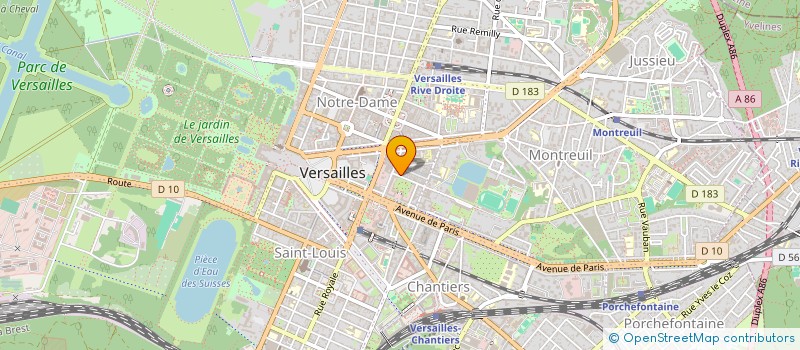 localisation de l'entreprise MONSIEUR RACHID DJOUAHER à VERSAILLES