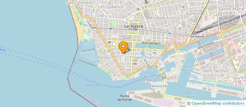 localisation de l'entreprise MONSIEUR RACHID DOUGMANE à LE HAVRE