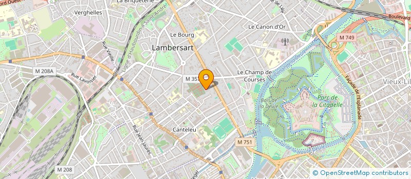 localisation de l'entreprise MONSIEUR RACHID DRICI à LAMBERSART