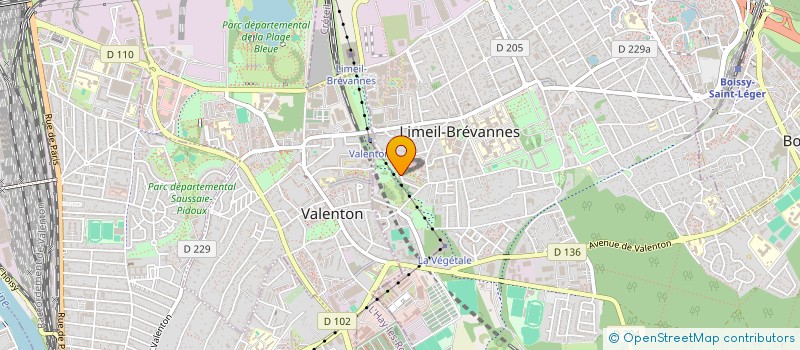 localisation de l'entreprise MONSIEUR RACHID DRISSI  LIMEIL-BREVANNES