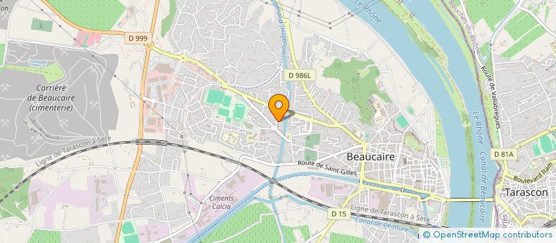 localisation de l'entreprise MONSIEUR RACHID EL AIDOUNI HALHOUL à BEAUCAIRE