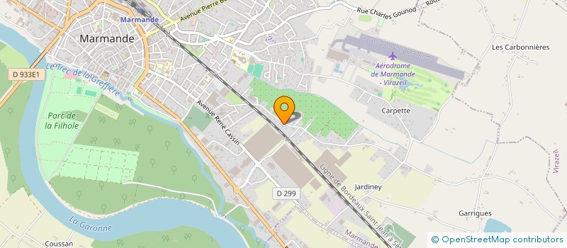 localisation de l'entreprise MONSIEUR RACHID EL AMRANI  MARMANDE