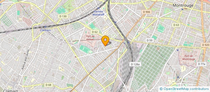 localisation de l'entreprise MONSIEUR RACHID EL AZZOUZI  CHATILLON