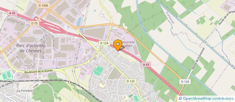 localisation de l'entreprise MONSIEUR RACHID EL BAGHBOUGH  LA VERPILLIERE