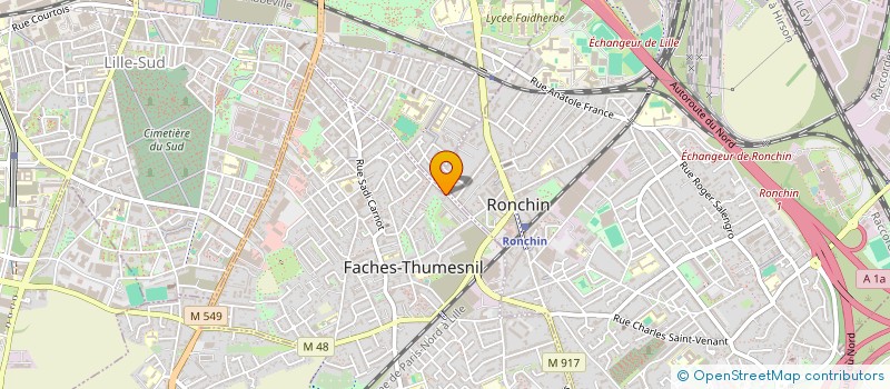 localisation de l'entreprise MONSIEUR RACHID EL BARKAOUI  FACHES-THUMESNIL