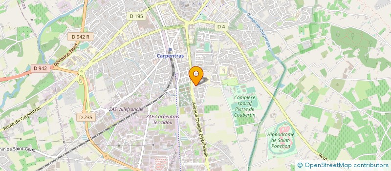 localisation de l'entreprise MONSIEUR RACHID EL BOAZZATI SEALITI à CARPENTRAS