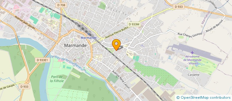 localisation de l'entreprise MONSIEUR RACHID EL FAKIR  MARMANDE