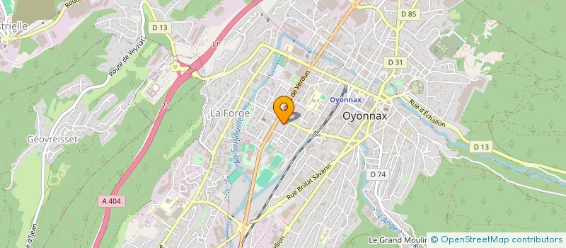 localisation de l'entreprise MONSIEUR RACHID EL-GHAZI à OYONNAX