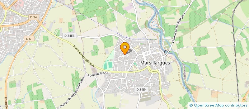 localisation de l'entreprise MONSIEUR RACHID EL HAJJAJI  MARSILLARGUES