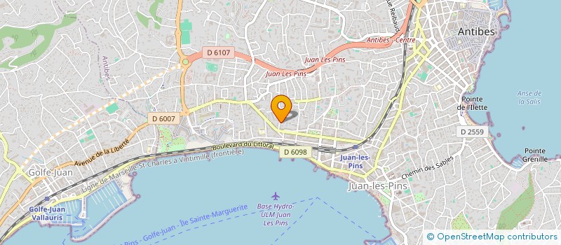 localisation de l'entreprise MONSIEUR RACHID EL HARKANI à ANTIBES