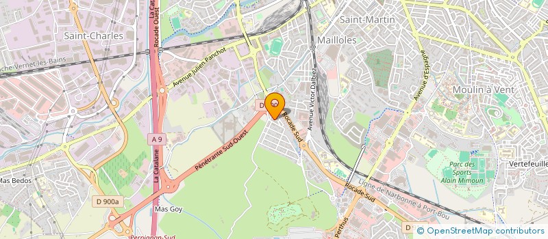 localisation de l'entreprise MONSIEUR RACHID EL HATIMI EL HARRASSI  PERPIGNAN