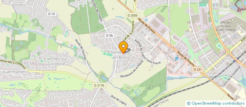 localisation de l'entreprise MONSIEUR RACHID EL HOUMI  CHANTELOUP-EN-BRIE