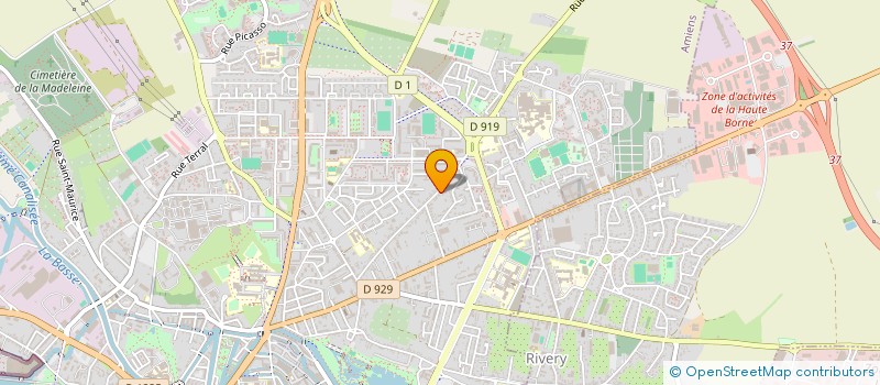 localisation de l'entreprise MONSIEUR RACHID EL KALLACHI  AMIENS