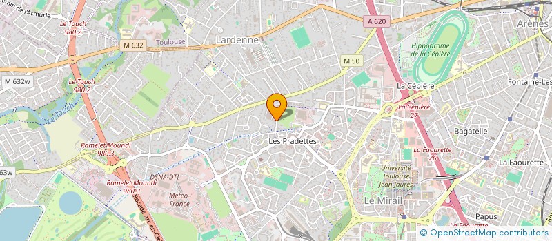 localisation de l'entreprise MONSIEUR RACHID EL KHATTAB EL MEZGUELDI  TOULOUSE
