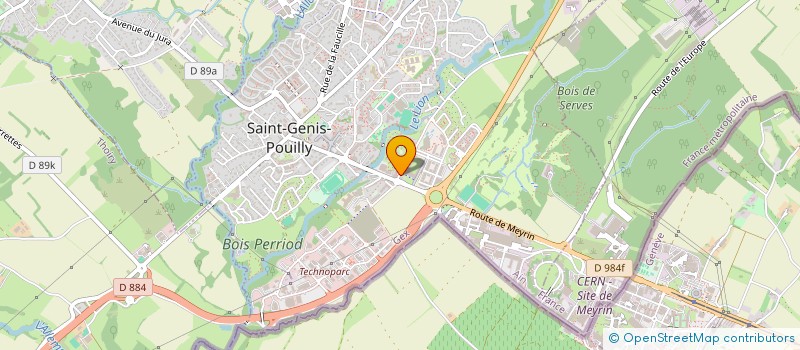 localisation de l'entreprise MONSIEUR RACHID EL RHADIR  SAINT-GENIS-POUILLY