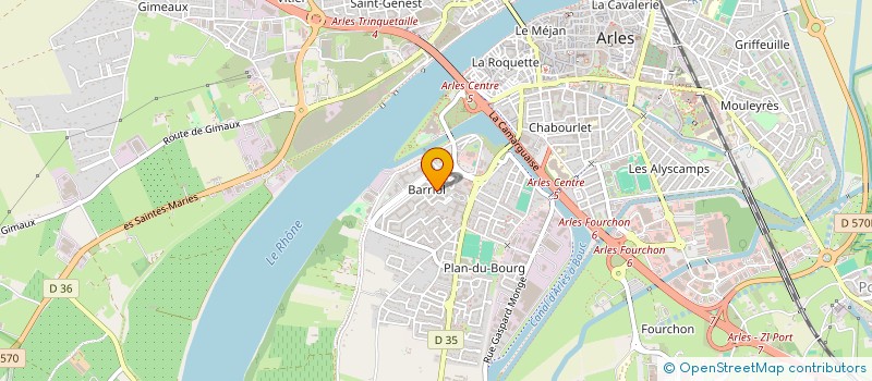 localisation de l'entreprise MONSIEUR RACHID EL YADRI  ARLES