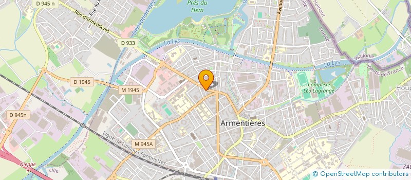 localisation de l'entreprise MONSIEUR RACHID EL YAGOUBI à ARMENTIERES