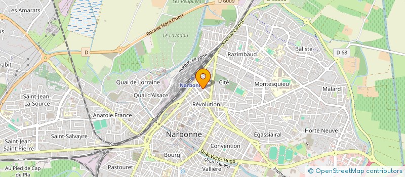 localisation de l'entreprise MONSIEUR RACHID EL YAMANI à NARBONNE