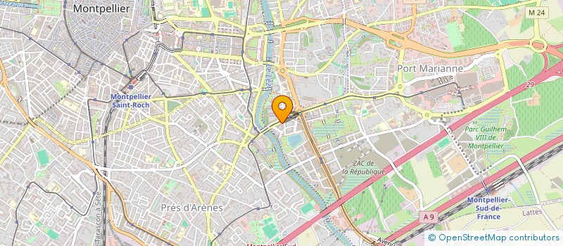 localisation de l'entreprise MONSIEUR RACHID ESMOUNI à MONTPELLIER