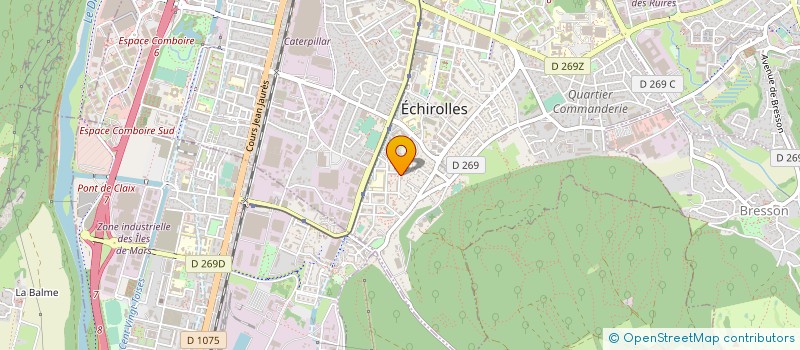 localisation de l'entreprise MONSIEUR RACHID ESSAKKAI  ECHIROLLES