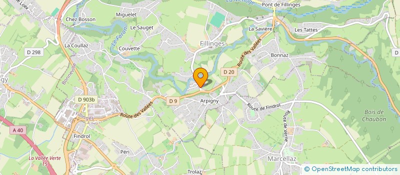 localisation de l'entreprise MONSIEUR RACHID FAIZ  FILLINGES