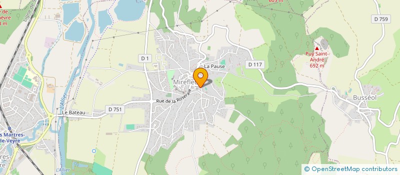 localisation de l'entreprise MONSIEUR RACHID FAKARDJI  MIREFLEURS