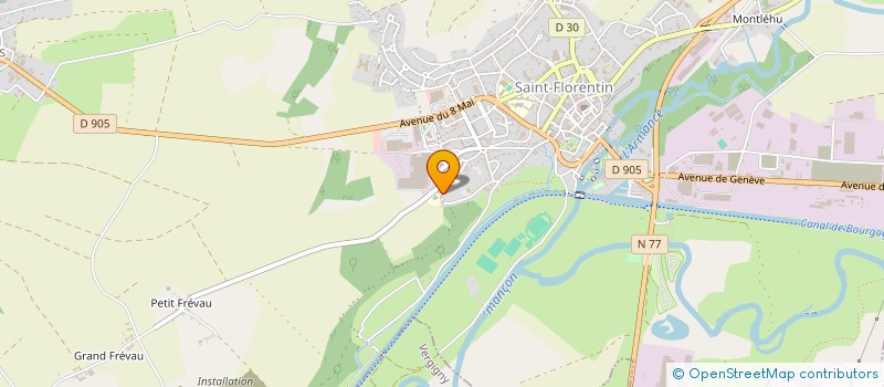 localisation de l'entreprise MONSIEUR RACHID FARAHI  SAINT-FLORENTIN